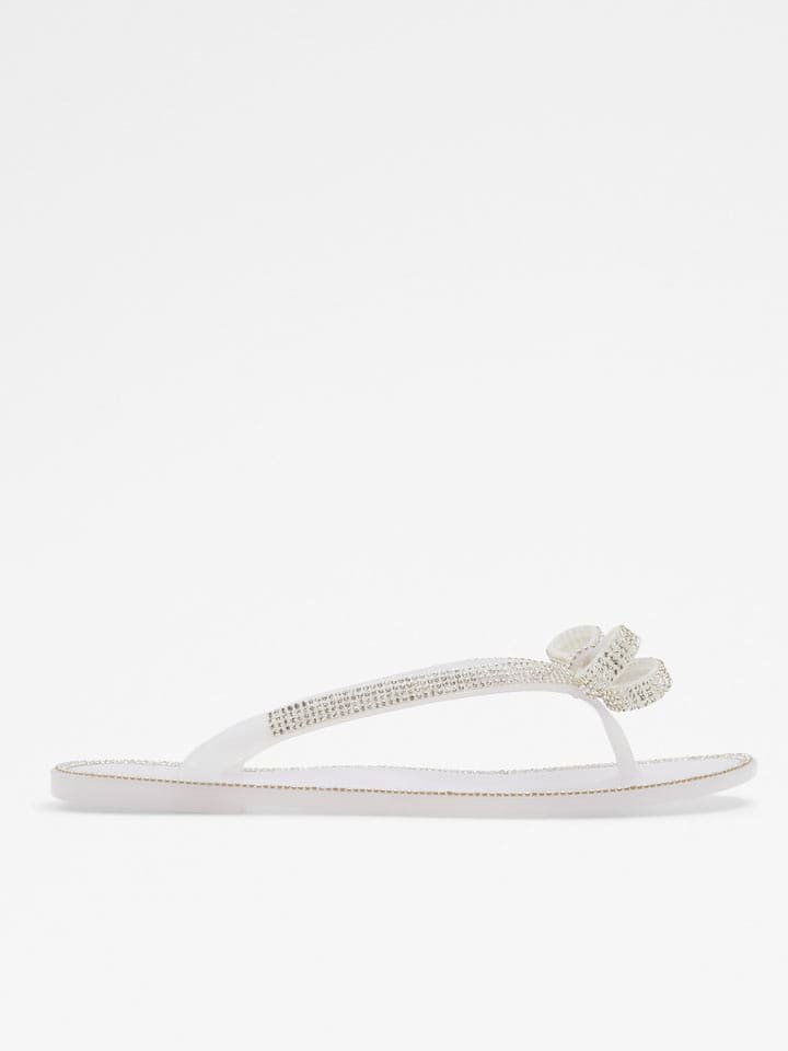 Aldo Japonki w kolorze srebrno-białym