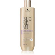 Szampony do włosów - Schwarzkopf Professional Blondme Cool Blondes szampon neutralizujący żółte odcienie do włosów blond i z balejażem 300 ml - miniaturka - grafika 1