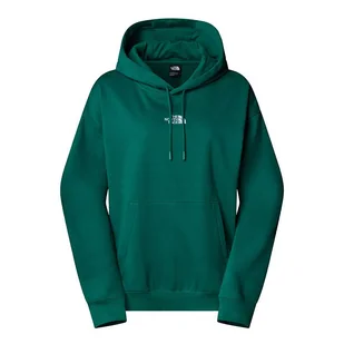 Bluza The North Face Essential Oversize Hood 0A89ENNL11 - zielona - Bluzy sportowe damskie - miniaturka - grafika 1