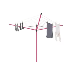 Brabantia Suszarka Limitowana Lift-O-Matic 50m Spring różowa 222887 + - Suszarki na ubrania - miniaturka - grafika 1