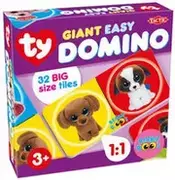 Gry planszowe - Tactic y Giant Easy Domino 53920 - miniaturka - grafika 1