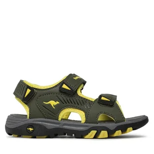 Sandały KangaRoos 10049 000 8095 M Zielony - Buty dla chłopców - miniaturka - grafika 1