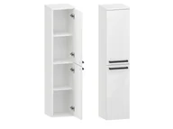 Szafki łazienkowe - Słupek Łazienkowy ATHOS 30 2D P - Uchwyt Czarny Mat - miniaturka - grafika 1