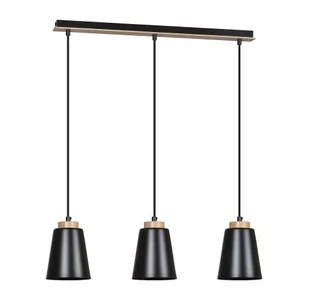 Emibig Bolero lampa wisząca 3-punktowa czarna 442/3 442/3 - Lampy sufitowe - miniaturka - grafika 1