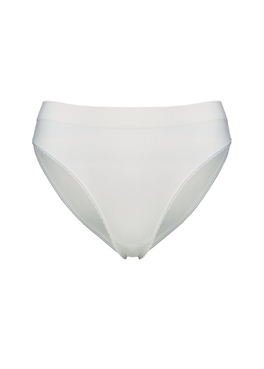 Majtki z wyższym stanem Joy Bloovii kremowy M