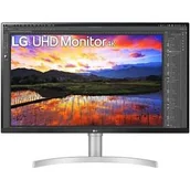 Monitory - LG 32UN650P-W (32UN650P-W.AEU) Czarny/Srebrny - miniaturka - grafika 1