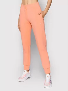 Guess Spodnie dresowe Caren O1BA67 FL03S Pomarańczowy Regular Fit - Spodnie sportowe damskie - miniaturka - grafika 1