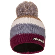 Czapki damskie - Czapka zimowa Reusch Enzo Beanie 3030 fioletowo-biały - miniaturka - grafika 1