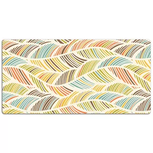 Duża podkładka na biurko Abstrakcyjne fale 120x60cm, Dywanomat - Podkładki na biurko - miniaturka - grafika 1