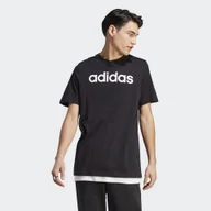 Koszulki sportowe damskie - Essentials Single Jersey Linear Embroidered Logo Tee - miniaturka - grafika 1