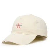 Czapki damskie - Czapka z daszkiem Calvin Klein LV04K5027G Beżowy - miniaturka - grafika 1