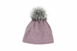 Pikeur Czapka zimowa z pomponem - violet grey - Akcesoria jeździeckie - miniaturka - grafika 1