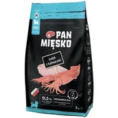 Sucha karma dla psów - Karma sucha dla psa Pan Mięsko Indyk z kalmarami chrupki M 3 kg (szczeniak) - miniaturka - grafika 1