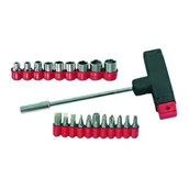 Śrubokręty - PROLINE PROLINE WKRĘTAK UCHWYT 'T' 21 KOŃCÓWEK I NASADEK BLISTER sb.68610006 - miniaturka - grafika 1