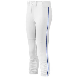 Mizuno Damskie spodnie z paskiem z paskami damskie spodnie z paskami z paskami S biało-czerwone - Spodnie damskie - miniaturka - grafika 1