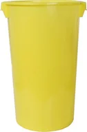Pojemniki przemysłowe - Artech Okrągły pojemnik plastikowy bez pokrywy 60l żółty - miniaturka - grafika 1