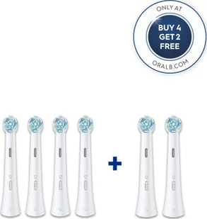 Końcówka Oral-B Oral-B iO Gentle Care Końcówki do szczoteczki 6 sztuk białe - Końcówki do szczoteczek elektrycznych - miniaturka - grafika 1
