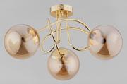 Lampy sufitowe - Banko lampa sufitowa 3xE14 złota 62365 - miniaturka - grafika 1
