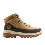 Buty trekkingowe męskie - Brązowe trapery męskie Big Star KK174119 - miniaturka - grafika 1