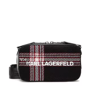 Torebki damskie - KARL Torebka LAGERFELD - 220W3027 Black/Multi - grafika 1