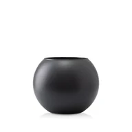 Wazony i flakony - Wazon szklany SCANDI DECO szary soft touch H 19 cm - miniaturka - grafika 1