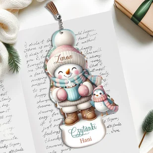 ZAKŁADKA do Książki Personalizowana na Zimowe Wieczory - Zakładki indeksujące - miniaturka - grafika 1