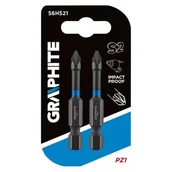 Narzędzia warsztatowe - Topex Grupa sp. z o.o. S.K. Bity udarowe PZ1x50mm 2szt. 56H521 - miniaturka - grafika 1