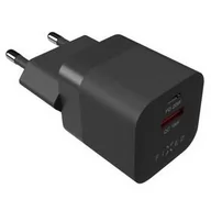 Ładowarki do telefonów - Ładowarka sieciowa FIXED Mini s USB-C PD/USB QC 3.0, 20W (FIXC20M-CU-BK) Czarna - miniaturka - grafika 1