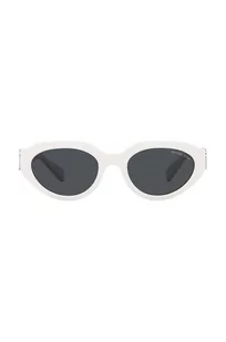 Michael Kors okulary przeciwsłoneczne damskie kolor biały - Okulary przeciwsłoneczne - miniaturka - grafika 1