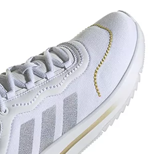 adidas FUKASA Run, Trampki damskie, Ftwr White/Ftwr White/Matowe Gold, 39 1/3 EU, Ftwr White Ftwr White Matte Gold, 39.5 EU - Trampki damskie - miniaturka - grafika 1