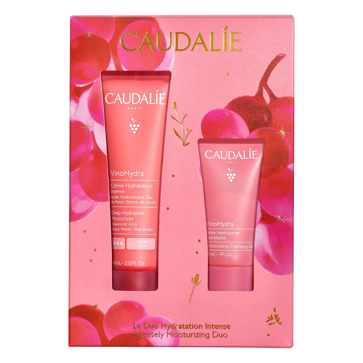 Caudalie Vinohydra Zestaw prezentowy: Krem nawilżający + Żel myjący