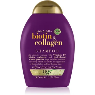 Organix Biotyna i Kolagen szampon z biotyną i kolagenem 385ml - Szampony do włosów - miniaturka - grafika 1