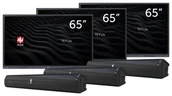 Tablice interaktywne - Zestaw Aktywna Tablica 3 x monitor interaktywny Avtek TS 7 Lite 65 - miniaturka - grafika 1