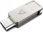 Pendrive - Pendrive V7 128GB TYPE-C+USB 3.2GEN1 SILVER - miniaturka - grafika 1