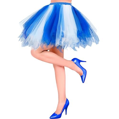 W WIDMANN MILANO Party Fashion – tutu dla dorosłych, wielowarstwowa spódnica z tiulu, do kostiumów, na karnawał, festiwale, Halloween