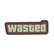 Odzież taktyczna i umundurowanie - 101 Inc. - Naszywka 3D - Wasted - Brązowy - miniaturka - grafika 1