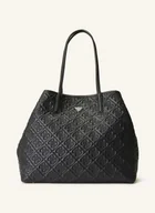 Torebki damskie - Guess Torba Shopper Adelasia Large Z Saszetką schwarz - miniaturka - grafika 1