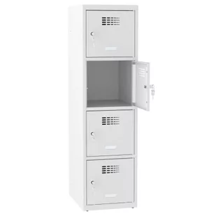 Szafka metalowa dla dzieci do szkoły MSUS 414 S - Szafki BHP - miniaturka - grafika 1