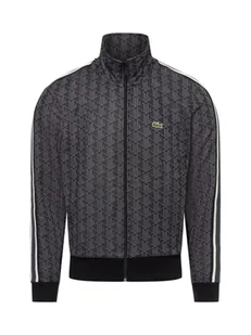 Lacoste Kurtka męska Mężczyźni Sztuczne włókno czarny wzorzysty, 3 - Kurtki męskie - miniaturka - grafika 1