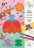 Zabawki kreatywne - Djeco Zestaw artystyczny Pretty Dresses - miniaturka - grafika 1
