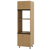 Meble kuchenne - Bari Plus Słupek Pod Zabudowę Piekarnika/Mikrofalówki Lewy Dpp-60-38-197 Dąb Kamienny - miniaturka - grafika 1