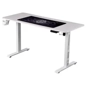 Biurka gamingowe - Biurko COBRA Electra CRF16ELWH Biały - miniaturka - grafika 1