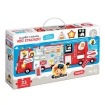 Czuczu Puzzle z dziurką Wóz Strażacki - Puzzle - miniaturka - grafika 1