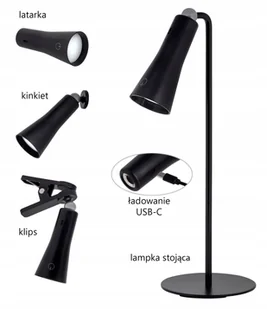 Lampka biurkowa Activejet Aje-ida 4w1 - Lampy stojące - miniaturka - grafika 1