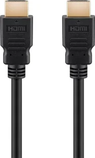Kabel Goobay HDMI - HDMI 2m czarny 58264 - Kable komputerowe i do monitorów - miniaturka - grafika 1