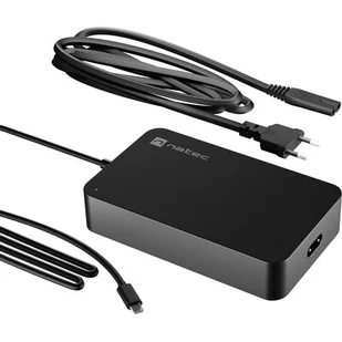 NATEC ZASILACZ ŁADOWARKA GRAYLING USB-C 90W DO LAPTOPÓW, TABLETÓW, TELEFONÓW NZU-2035 - Zasilacze do laptopów - miniaturka - grafika 1