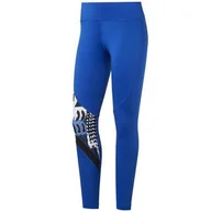 Spodnie sportowe damskie - Spodnie treningowe damskie Reebok Wor Myt Aop Tight - miniaturka - grafika 1