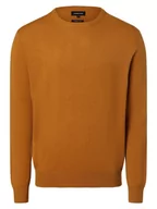 Swetry męskie - Andrew James - Sweter męski z dodatkiem kaszmiru, brązowy - miniaturka - grafika 1