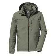 Kurtki męskie - G.I.G.A. DX Męska kurtka funkcyjna / kurtka outdoorowa z zwijanym kapturem - GS 12 MN JCKT, jasnooliwkowa, 3XL, 38217-000 - miniaturka - grafika 1