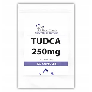 FOREST VITAMIN Tudca 250mg 120caps - Witaminy i minerały dla sportowców - miniaturka - grafika 1